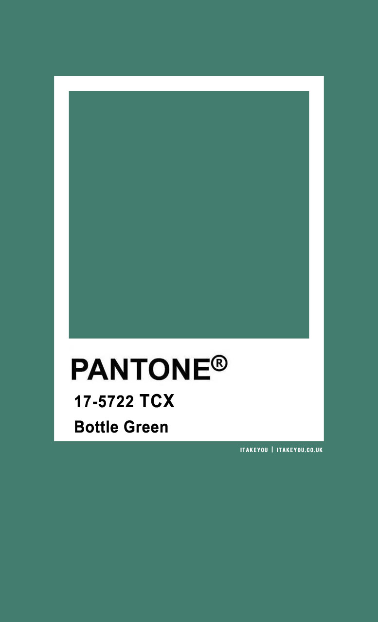 Pantone Color : Pantone Bottle Green