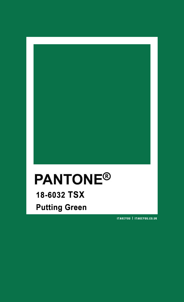 Pantone Color : Pantone Putting Green Color