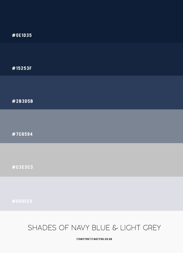 Navy Blue Color Palette