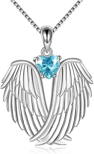 March Angel Necklace