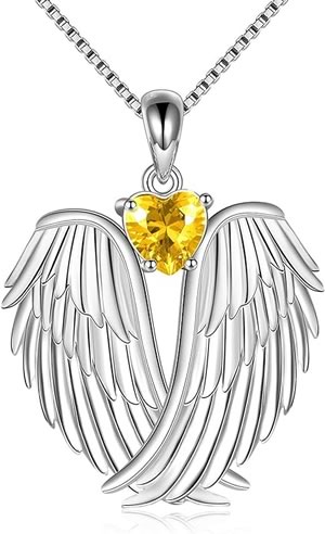 November Angel Necklace