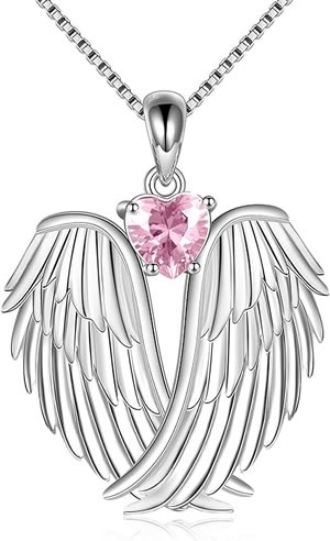 October Angel Necklace