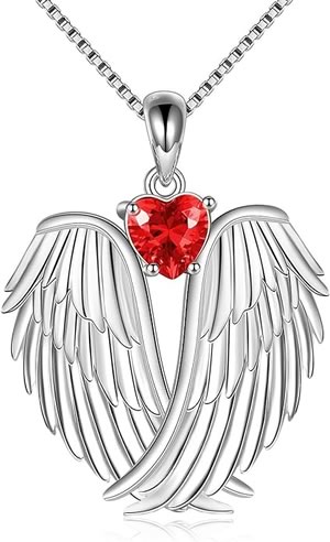 January Angel Necklace