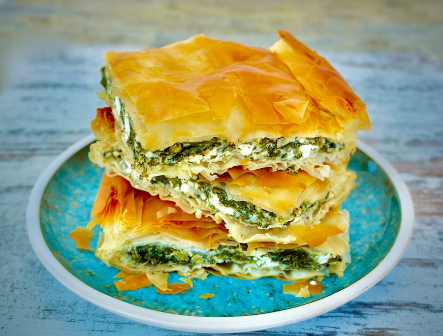 Spanakopita Greek spinach pie