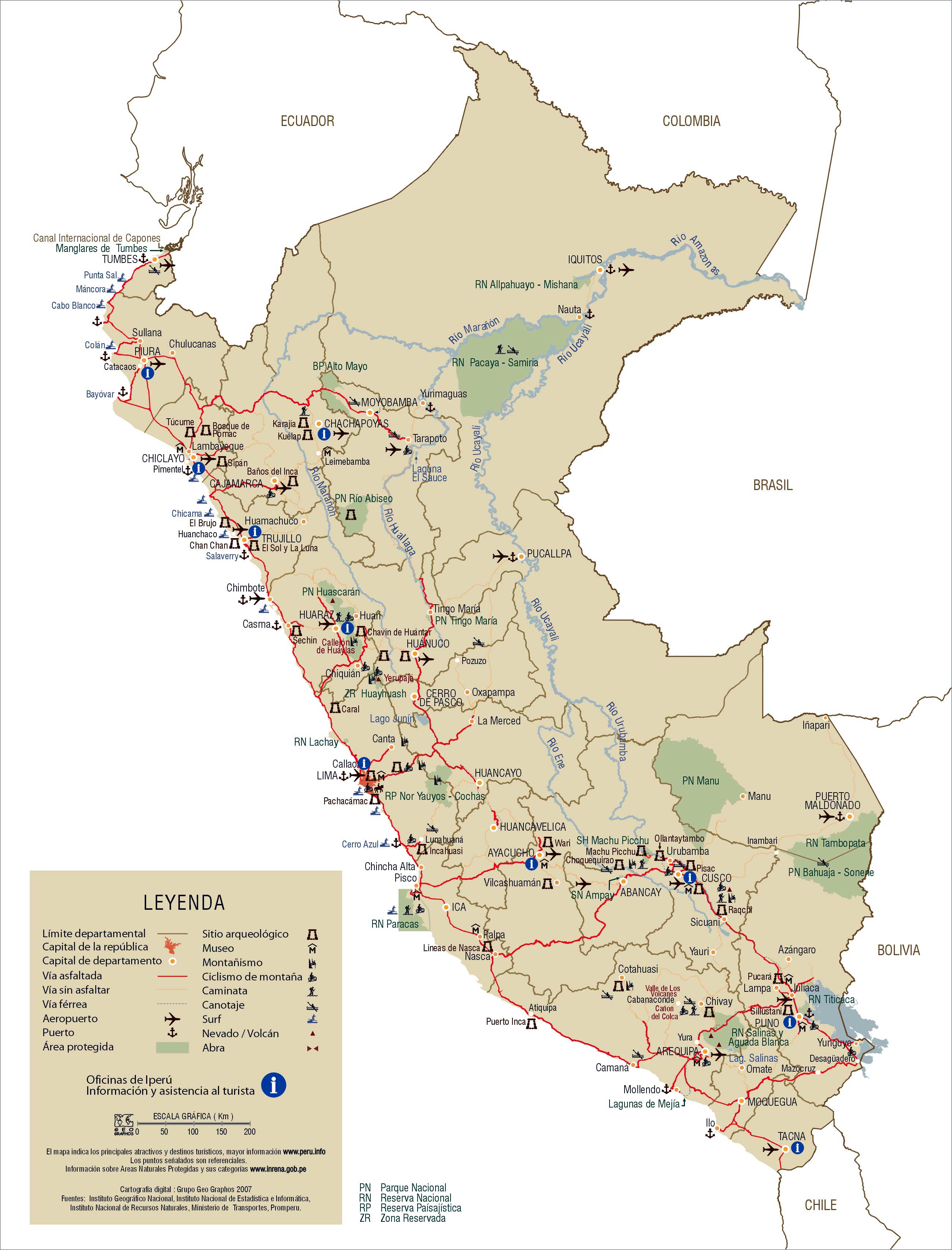 Interactive Map Of Peru