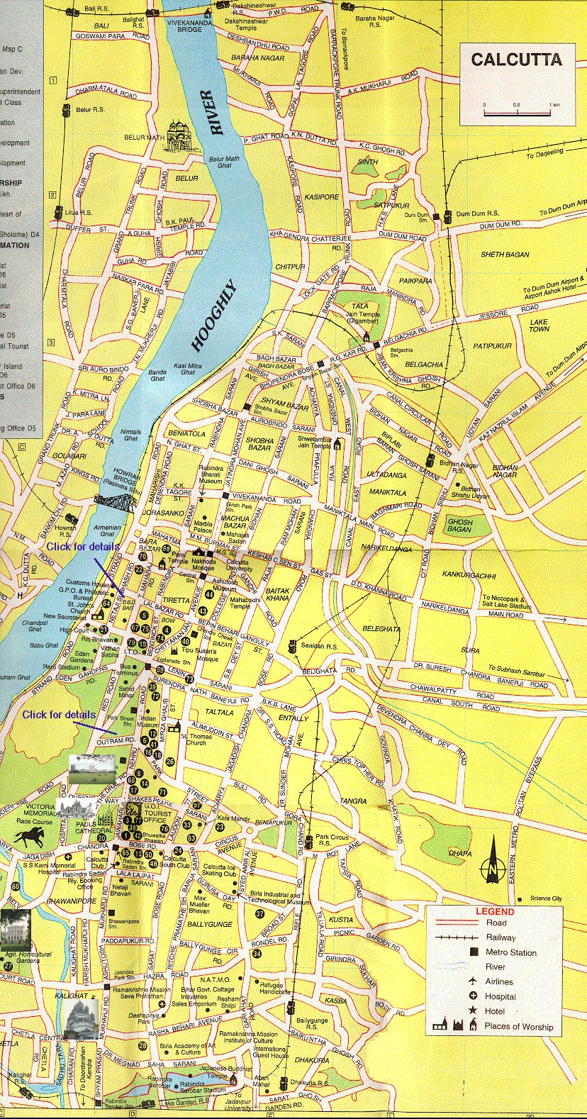 Kolkata Science City Map