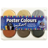 Zart Poster Colour Palette Of 6 Discs