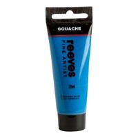 Reeves Gouache Paint 22Ml Cerulean Blue