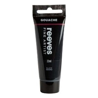 Reeves Gouache Paint 22Ml Black