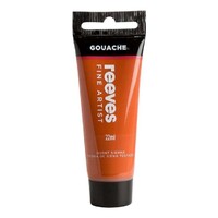 Reeves Gouache Paint 22Ml Burnt Sienna