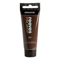 Reeves Gouache Paint 22Ml Burnt Umber