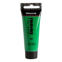 Reeves Gouache Paint 22Ml Green Medium