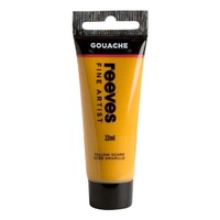 Reeves Gouache Paint 22Ml Yellow Ochre