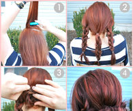 DIY Quick Braided Bun Tutorial