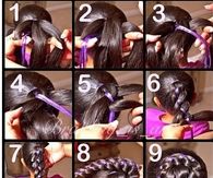 DIY Braided Ribbon Bun