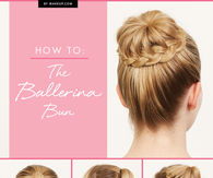 DIY Ballerina Bun