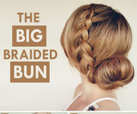 DIY Big Braided Bun