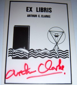 Arthur C. Clarke Signature Plate