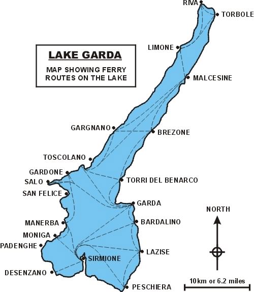 Lago Di Garda Map