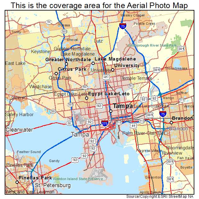 Map Of Tampa And Surrounding Area Map Of The World - vrogue.co