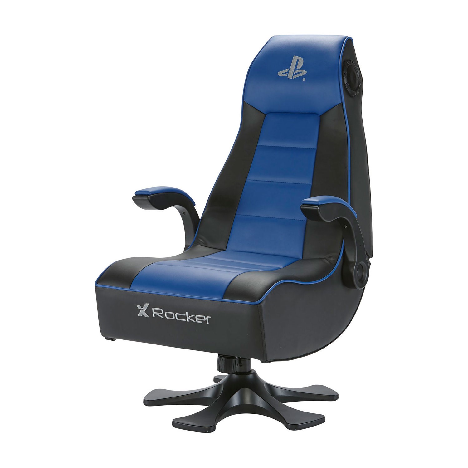 x rocker sony playstation infiniti chair 21 xrocker chair in black and blue