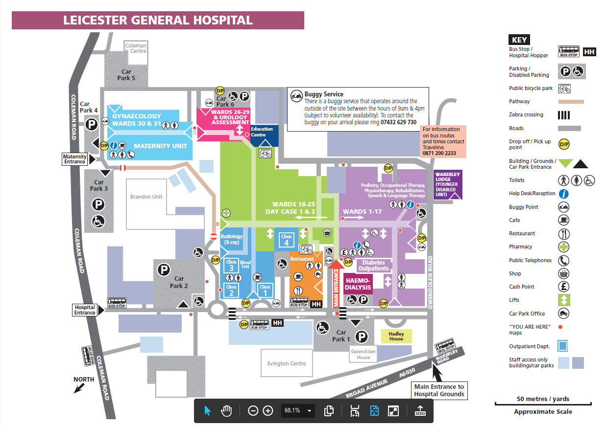 Peterborough Hospital Map Of Departments 7ED