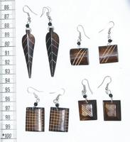 Brown earrings