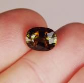  Natural Dichroic Dravite Tourmaline Tanzania 3.57 ct 