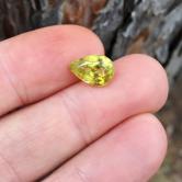 Yellow Green Natural Sphene Pakistan 3.30 ct 