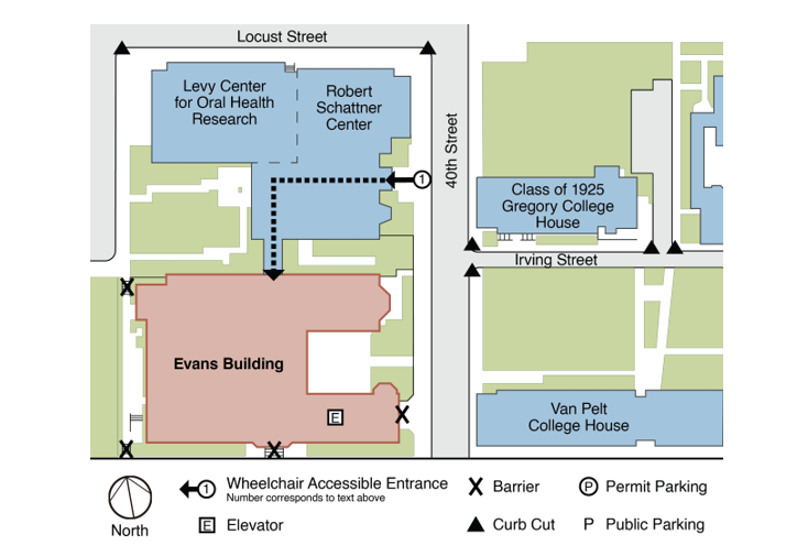 Dental Medicine Library accessible entrance