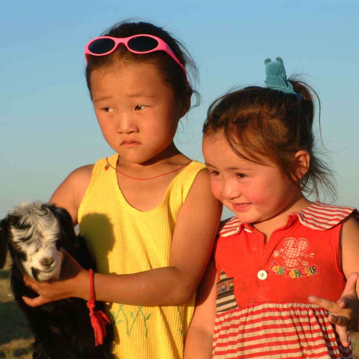 Two Mongolian Girls