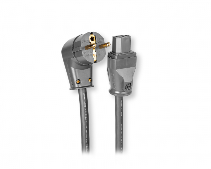 Supra LoRad 2.5 SPC CS-EU CEE Angled Power Cable - 1 meter