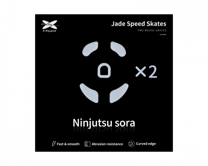 X-raypad Jade Mouse Skates for Ninjutso Sora