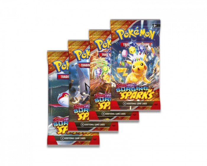 Pokémon Scarlet & Violet 8: Surging Sparks Sleeved Booster