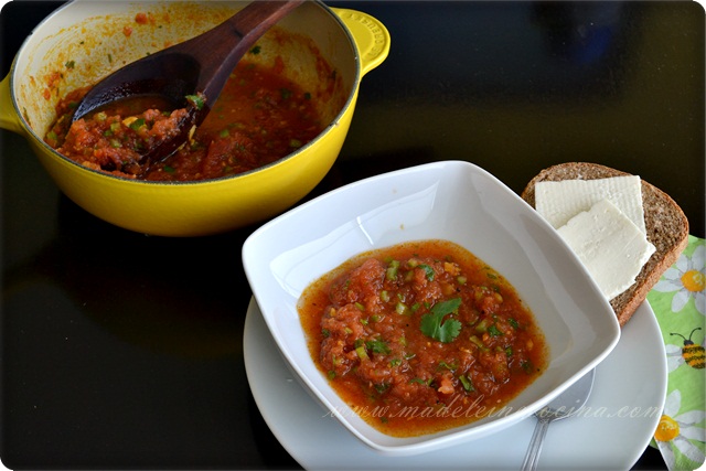 Sopa marroquí de tomates