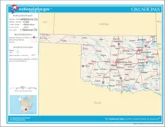 Map of Oklahoma Na 1