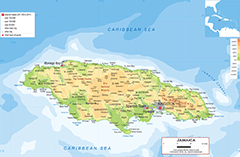 Jamaica Map