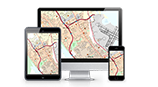 Digital Maps on laptops, PCs, tablets or smart phones.