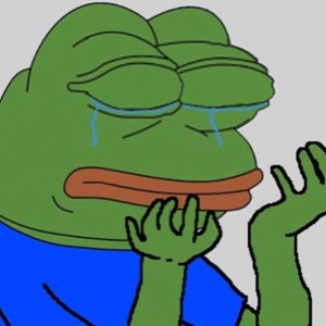 Create meme: Pepe the frog Dr, Pepe the sad frog, sad frog