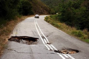 Create meme: road, photos of the bad roads of Russia, road