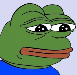 Create meme: sadfrog, frog meme, pepe meme