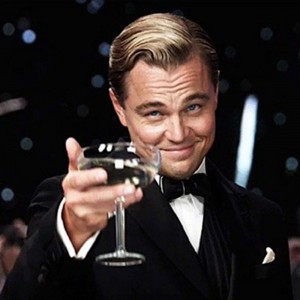 Create meme: Leonardo DiCaprio the great Gatsby, Gatsby DiCaprio, Leonardo DiCaprio the great Gatsby