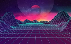 Create meme: synthwave, retro wave, retrouve