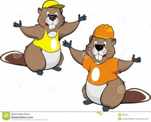 Create meme: cartoon, beaver, beaver