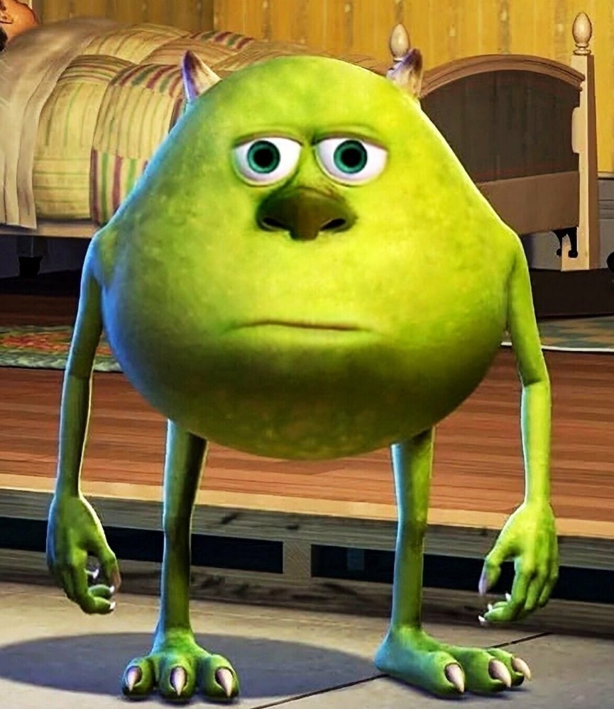 Mike Wazowski Meme Template