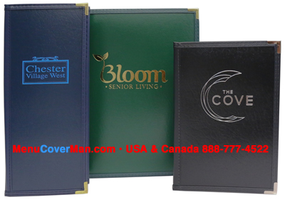 MenuCoverMan.com Sewn Pajco USA-Made Menu Covers - family picture.