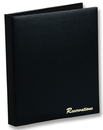 Restaurant Reservations Books from MenuCoverMan