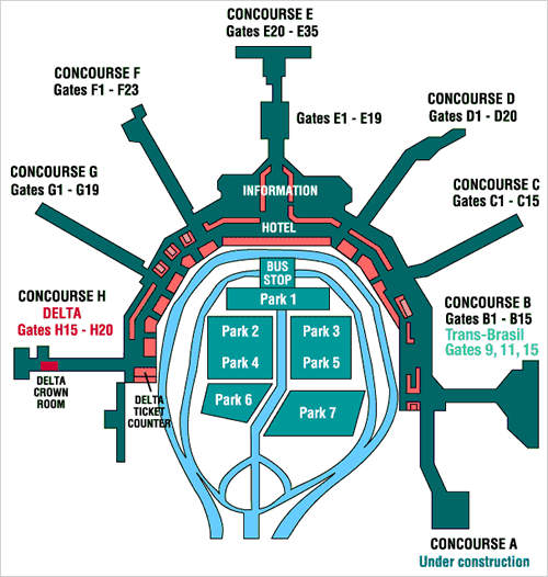 Miami Airport MIA Miami Airport Terminal Map