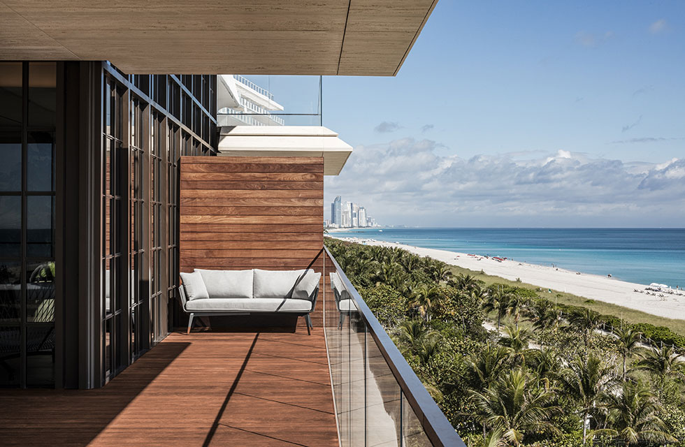 Arte Surfside Residence Balcony