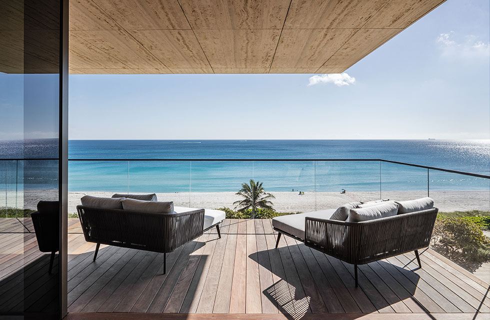 Arte Surfside Residence Balcony